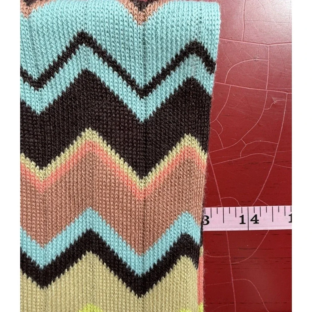 Missoni for Target Zigzag Infinity Scarf‎ Multicolor Chevorn Wool Blend Preppy
